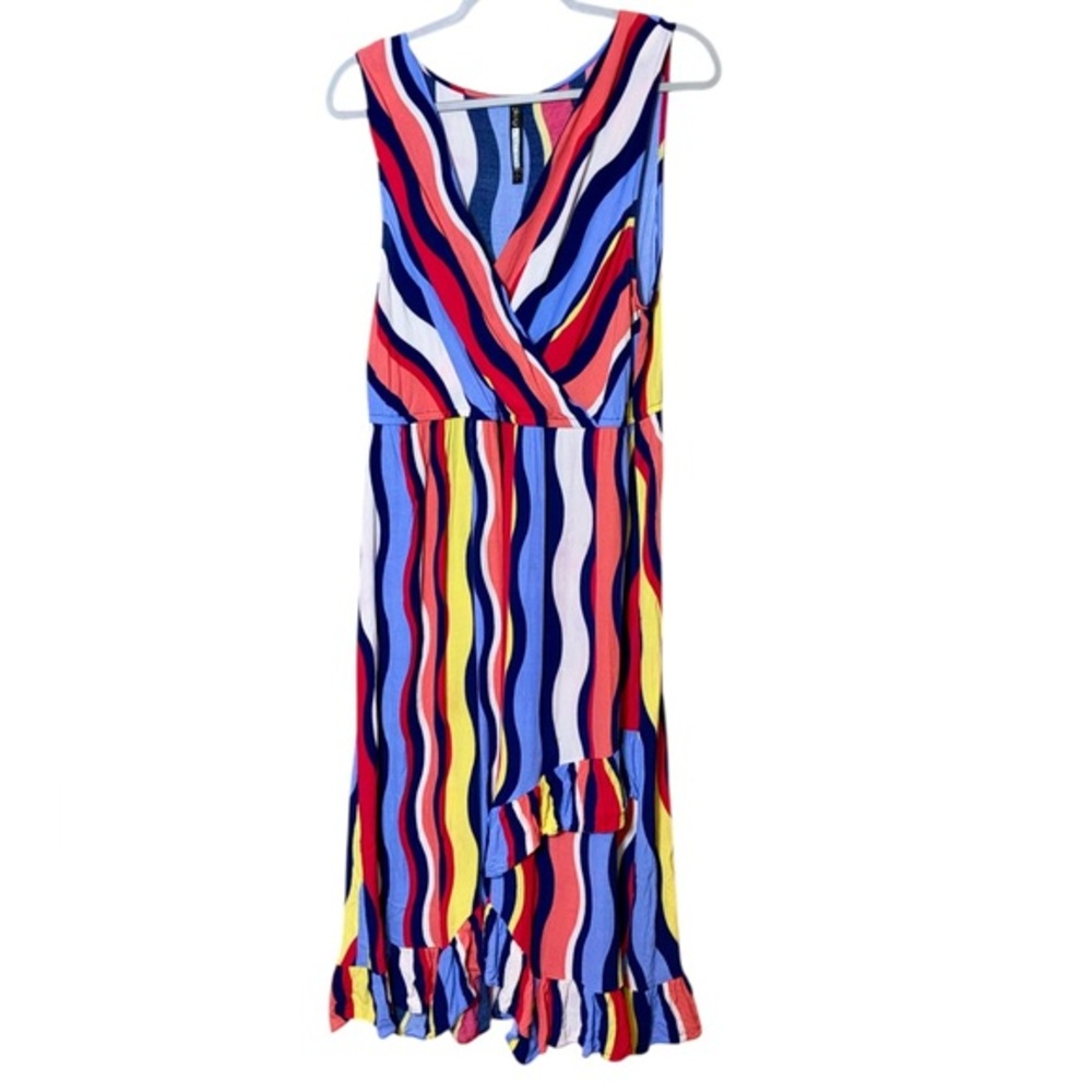 Anthropologie Plenty By Tracy Reese Sleeveless Ruffle Wrap Dress Style XB1087